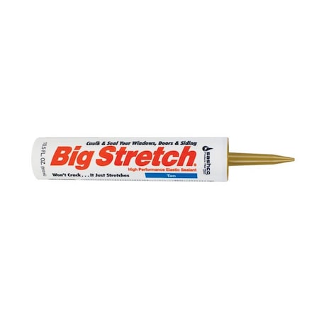 Big Stretch Sashco Big Stretch Tan Elastomeric Acrylic Latex Door/Siding/ Window Caulk 10.5 oz 10014